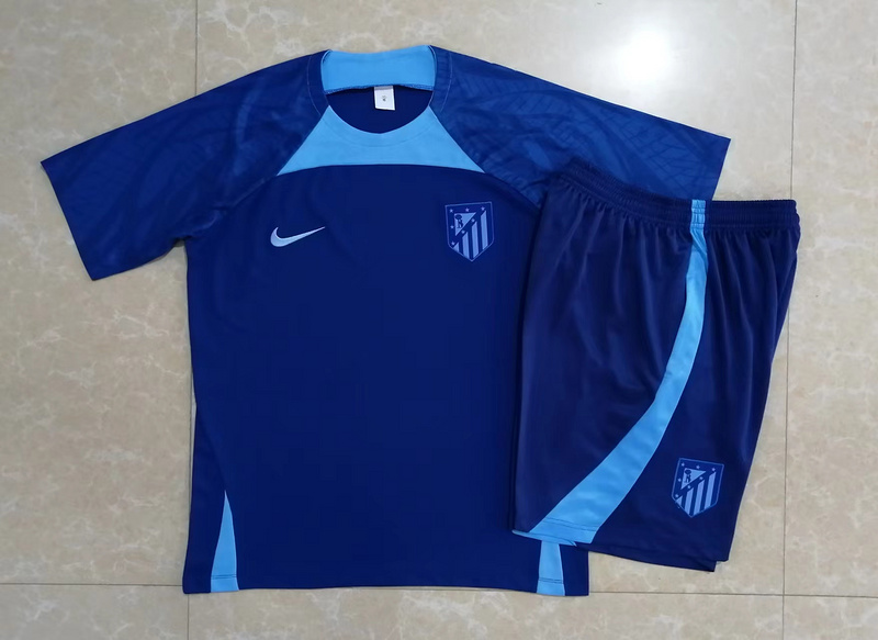 AAA Quality Atletico Madrid 22/23 Dark Blue/Blue Training Kit Je